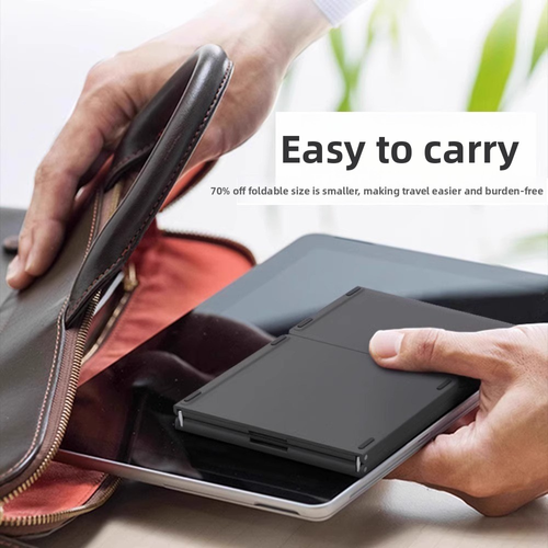 Foldable Bluetooth Keyboard with Touchpad for Tablet and Laptop（Cash on delivery is supported）