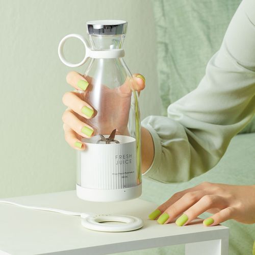 Portable 350ml Mini Fruit Smoothie Milkshake Blender Fresh Juice USB Portable Blender
