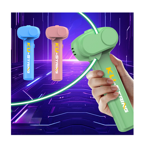 Factory Price Glow in the Dark USB Electric Rope Propeller Zip String Toy Fidget Toy Loop Lasso String Shooter Rope Launcher
