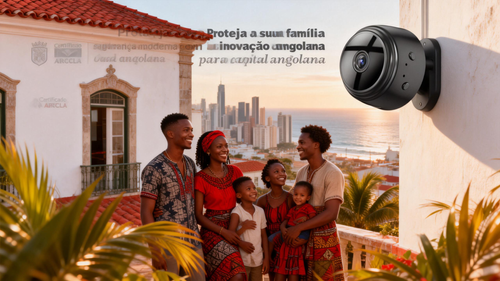 Câmera de Segurança Inteligente A9 — Sem Fio, Wi-Fi, Ângulo Largo HD