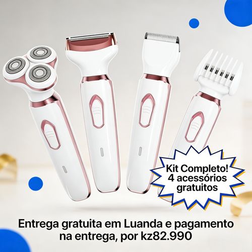 Aparelho Elétrico Multifuncional para Remoção de Pelos para Mulheres Cuidados Intimos Axilas e Corpo