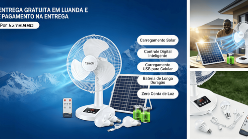 Best Seller 12 Polegadas Conjunto de Ventilador Solar Ventilador Carregável Luz com Longa Duração Grande Força de Ventilação Ventilador de Mesa para Exteriores Resistente à Água Relógio de Homem Cinto