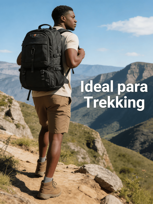 Mochila de Costas de Grande Capacidade Impermeável para Viagens Esporte Outdoor Escola e Trabalho