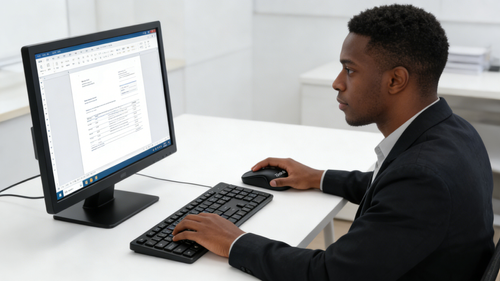 Kit Teclado e Rato Sem Fio Tri-Modo Carregável 104 Teclas em Português para Escritório