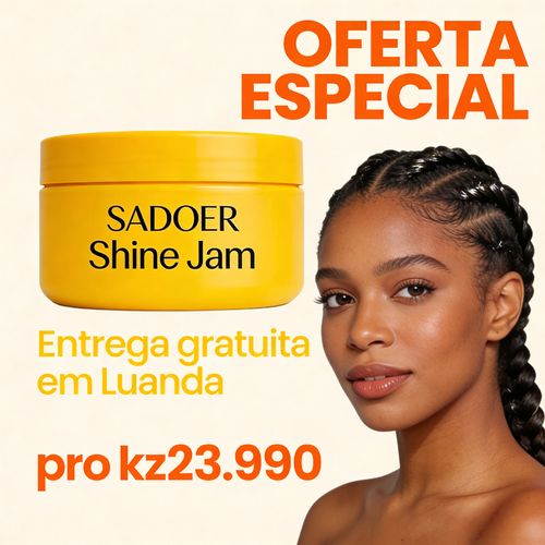 Gel Modelador SADOER Shine Jam para Tranças 113g Entrega Gratuita em Luanda