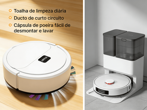 Aspirador Inteligente Automático para Casa Limpeza USB Carregável Presente Entrega Gratuita em Luanda e Pagamento na Entrega Pro Kz36.990