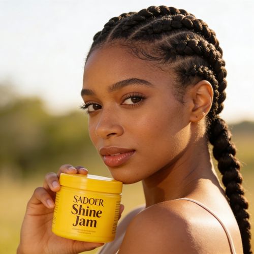 Gel Modelador SADOER Shine Jam para Tranças 113g Entrega Gratuita em Luanda