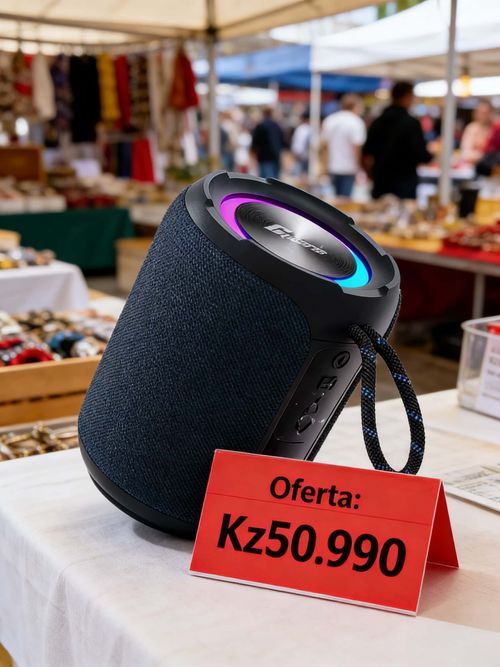 Caixa de Som Bluetooth Portátil Subwoofer 40W Impermeável para Exterior e Mesa