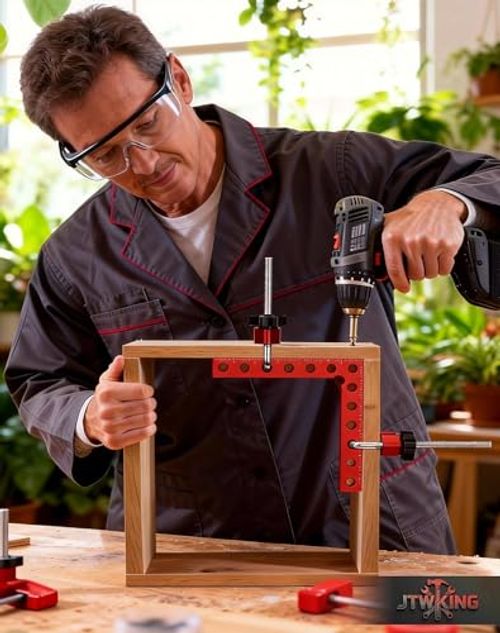 ⚡ Right Angle Clamp – Hold Wood Perfectly Straight