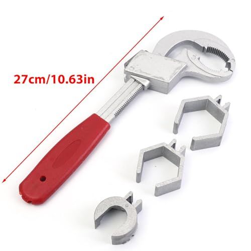 ⚡ Wide-Open Bathroom Wrench – No More Leaking Pipes, Tight Spaces, or Calling a Plumber