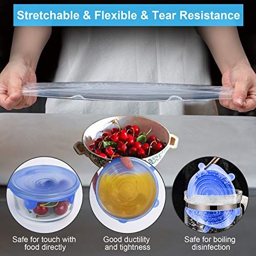 ⚡ Silicone Lids – Stop Wasting Food Today
