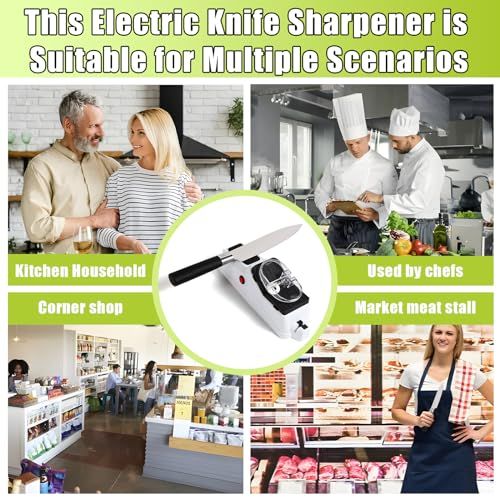 ⚡ Electric Knife Sharpener – Stop Struggling with Blunt Knives, Fast Sharpening for Your Kitchen & Mama Mboga Business