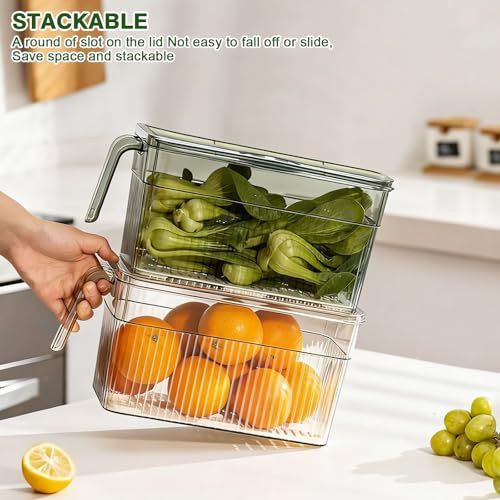 💰 Fridge Storage Box – Stop Wasting Food & Messy Fridge – Keep Leftovers Fresh & Organized