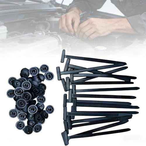 ⚡Heavy Duty Nylon Cable Zip Ties with Buckle – Strong Self-Locking Fastener for Car, Home & Farm Use