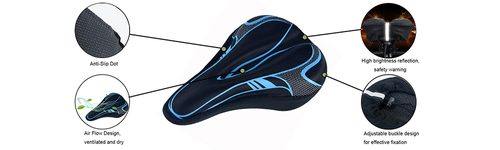 ⚡ Comfortable Bicycle Seat Cover – No More Pain on Long Rides, Perfect for Daily Commute & Boda Rides