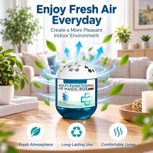 💰 Air Magic Box – Stop Suffering in Dust & Bad Air – Breathe Clean Anywhere: Home, Office, Car
