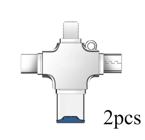 4 In 1 Memory Micro SD Card Reader For IPhone Ipad Android Mac PC Camera Type C Lighting Usb C Android Reader Portable Reader