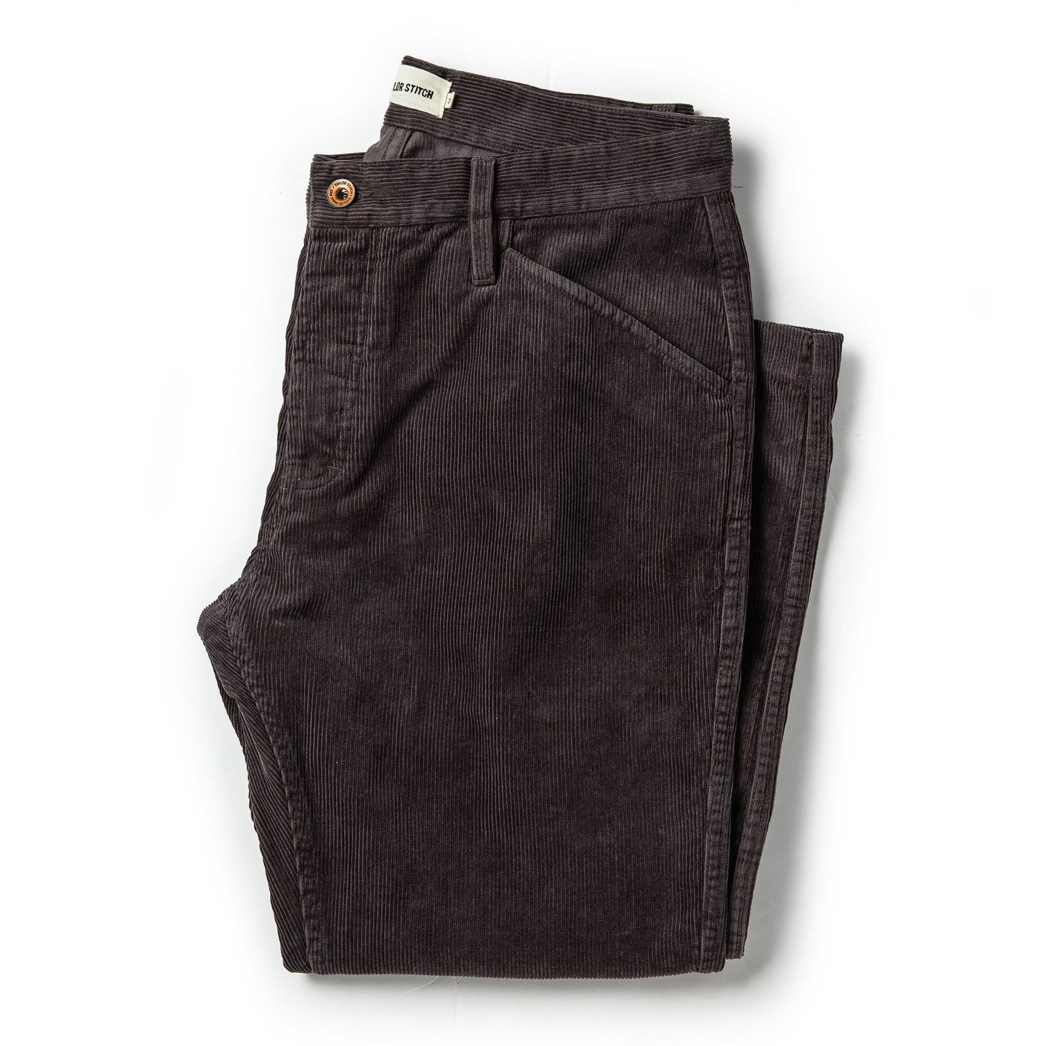 Uwrna Camp Pant in Charcoal Corduroy