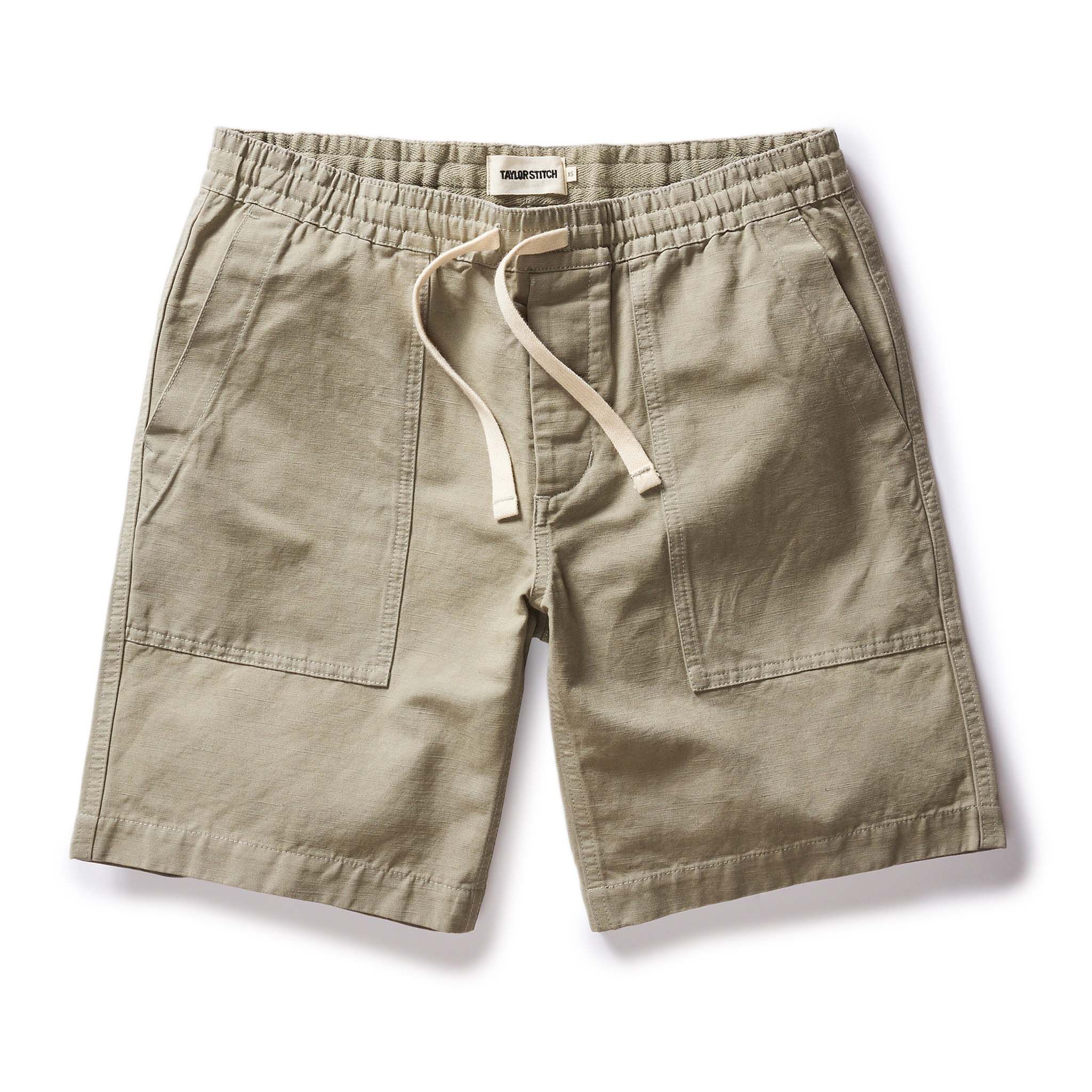 Uwrna Apres Trail Short in Light Sage Slub