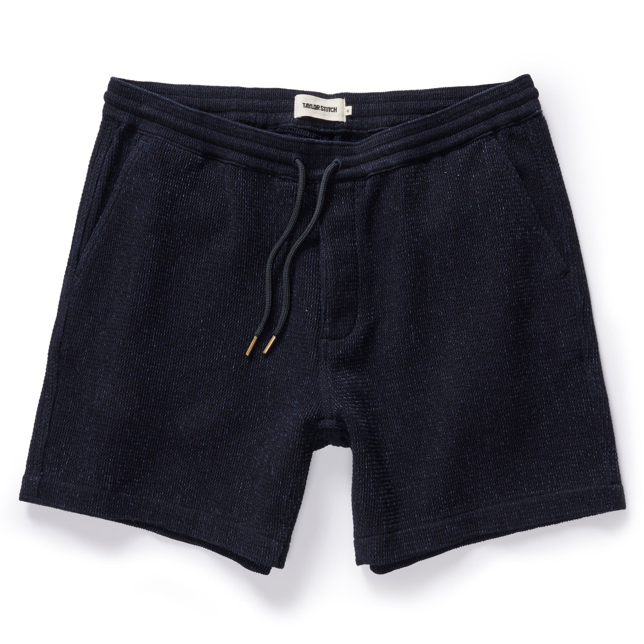 Uwrna Apres Short in Indigo Waffle