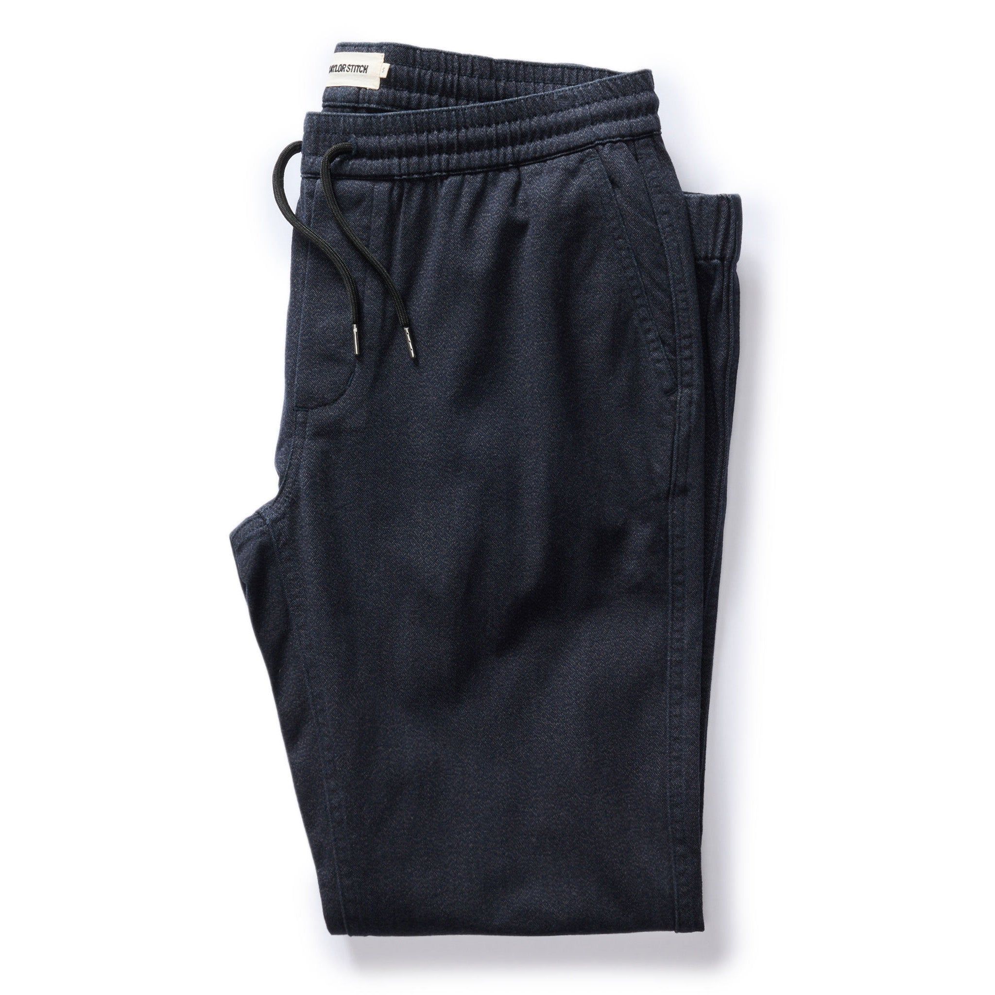 Uwrna Apres Pant in Navy Twist Jaspe Twill