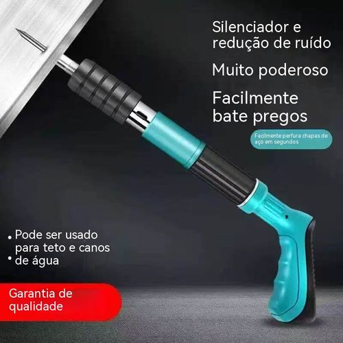 Pistola de pregos profissional, não aquece trabalhando o dia todo, uma única unidade dura vários anos!