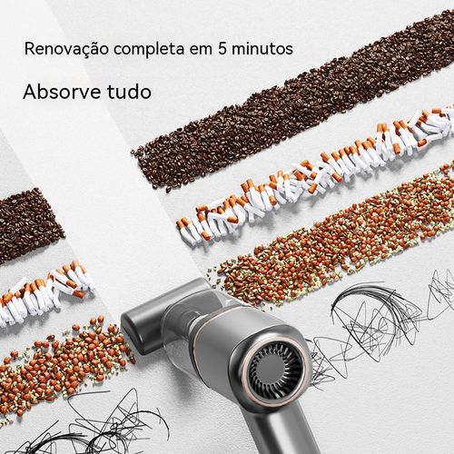 Imprescindível para os luandenses! Aspirador sem fio portátil, 3 em 1: limpeza total em casa, carro e escritório! Bateria de longa duração de 50 minutos, limpeza potente, acabou com a sujeira.