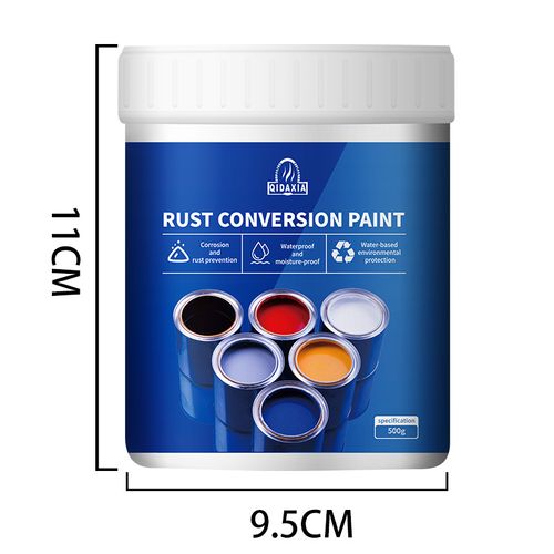 Não precisa remover a ferrugem, pinte diretamente! Tinta transformadora de ferrugem QIDAXIA, elimina ferrugem em profundidade e tem impermeabilidade duradoura.