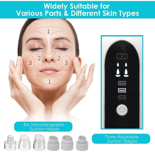 Electric Blackhead Remover Pore Vacuum Face Cleaner Pimple Black Head Removal