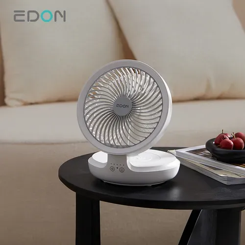 Folding wall mounted shaking head electric fan