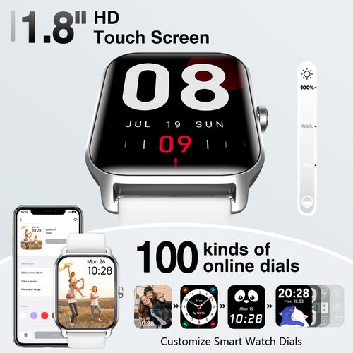 Your All-in-One Smart Companion – 2025 Upgrade Ready!​​ 📱✨ Finally, a smartwatch that keeps up with YOUR life!✨📱 Meet the 2025 Smart Watch for Men & Women – where style meets function