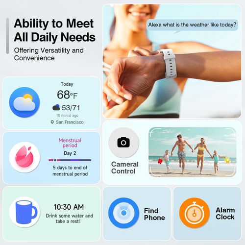 Your All-in-One Smart Companion – 2025 Upgrade Ready!​​ 📱✨ Finally, a smartwatch that keeps up with YOUR life!✨📱 Meet the 2025 Smart Watch for Men & Women – where style meets function