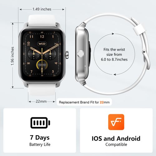 Your All-in-One Smart Companion – 2025 Upgrade Ready!​​ 📱✨ Finally, a smartwatch that keeps up with YOUR life!✨📱 Meet the 2025 Smart Watch for Men & Women – where style meets function