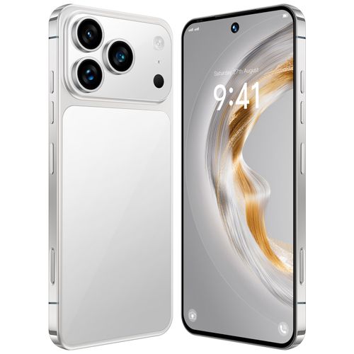 7.3 Mega Screen + 8000mAh Battery: The Phone That NeverLets You Down!Tired of your phone dying at 2 PM? Or squinting at a tiny display for TikTok, group chats, and family photos? Meet the i17 Pro Max —your new daily hero: