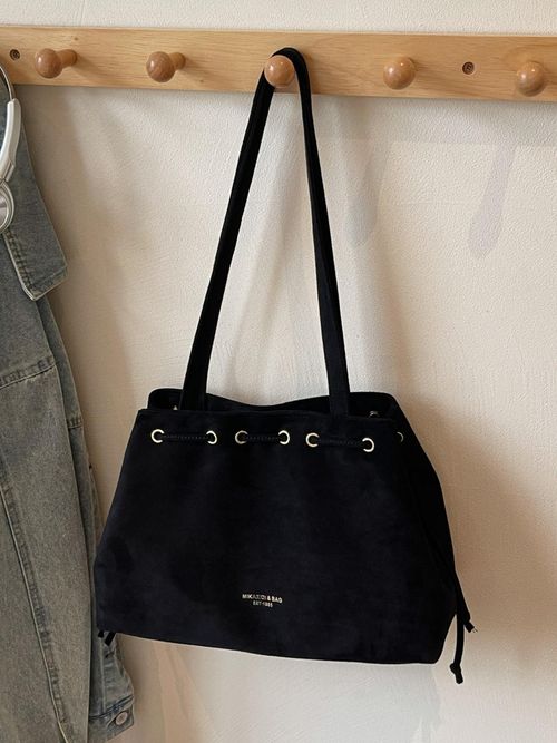 Women's Retro Drawstring Tote Bag