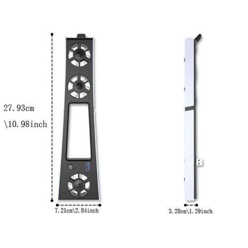 PS5 Slim Cooling Fan with LED‑Light