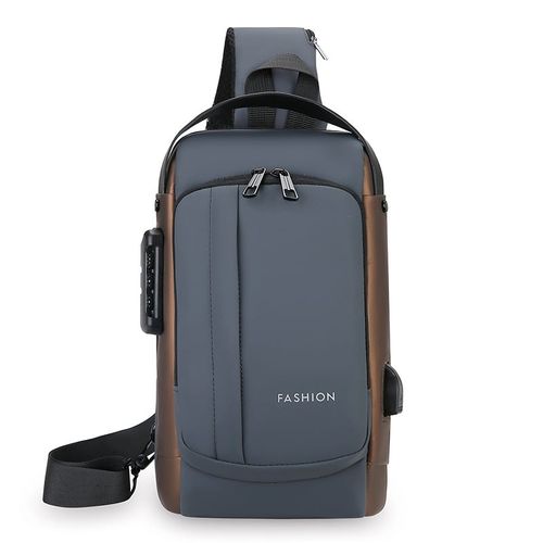 USB Charging Sport Sling Anti-theft Shoulder Bag