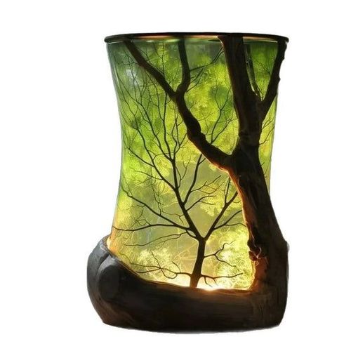 Enchanted Forest Nature-Inspired Lamp Enchanted