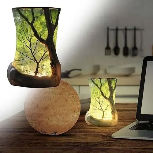 Enchanted Forest Nature-Inspired Lamp Enchanted
