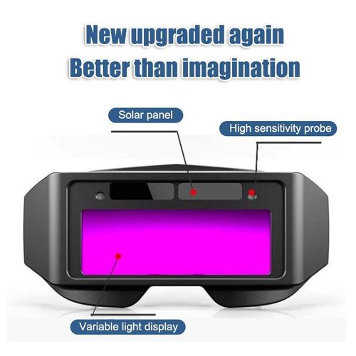 Automatic darkening welding goggles