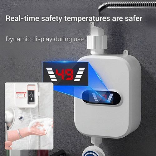 Shower Water Heater 3500W with LCD Display
