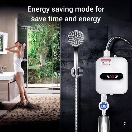 Shower Water Heater 3500W with LCD Display