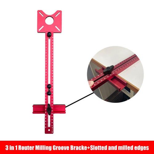 3-in-1 Router Milling Groove Bracket