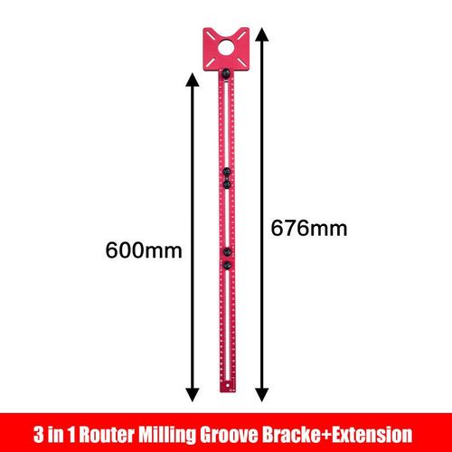 3-in-1 Router Milling Groove Bracket