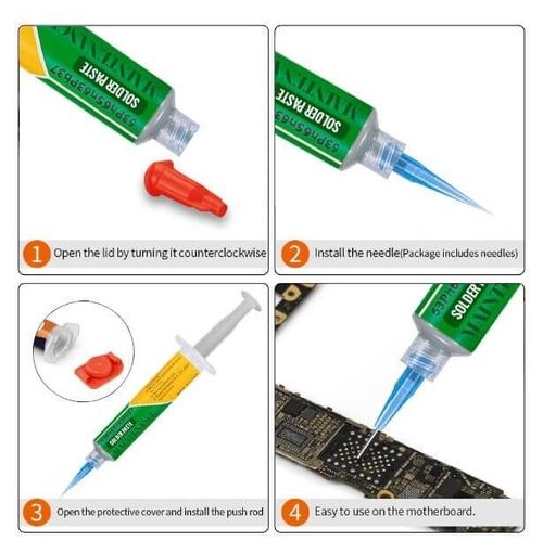 35g BGA Syringe Tin Solder Paste Leaded Sn63pb37 Melting