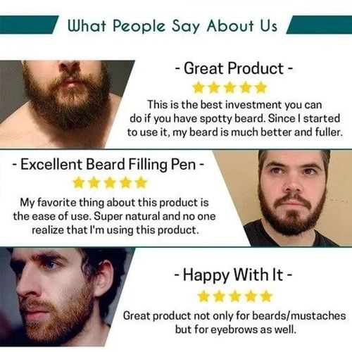 Waterproof Beard Filling Pen Kit