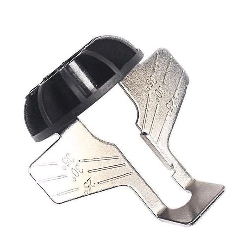 Angle grinder sharpener for chainsaw