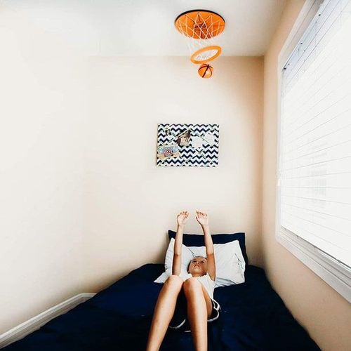 Hanging Indoor Basketball Hoop