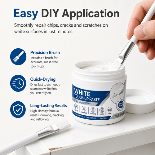 White Furniture Repair Paste