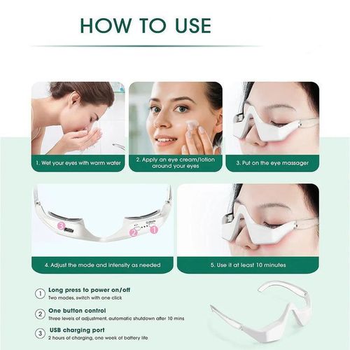 Red Light Therapy Eye Glasses